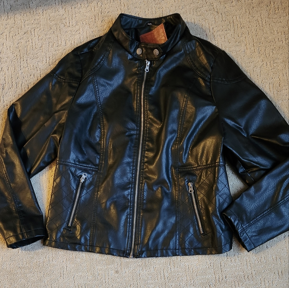 Miss London Faux Leather jacket 2x